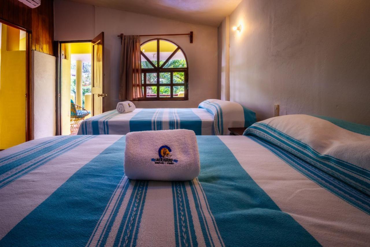 Hotel Bungalows Acuario Пуерто Ескондидо Екстериор снимка