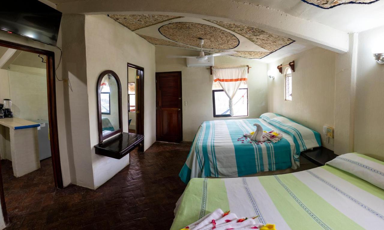 Hotel Bungalows Acuario Пуерто Ескондидо Екстериор снимка