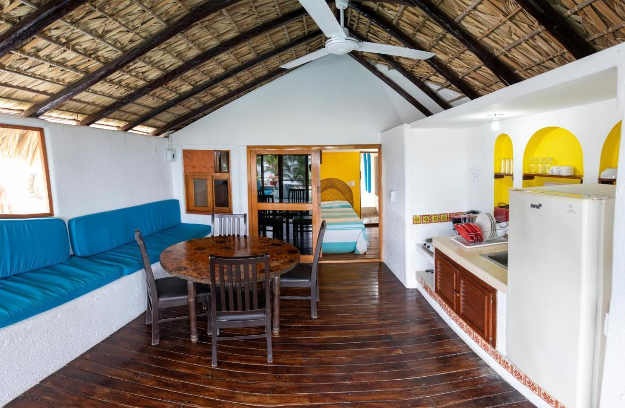 Hotel Bungalows Acuario Пуерто Ескондидо Екстериор снимка