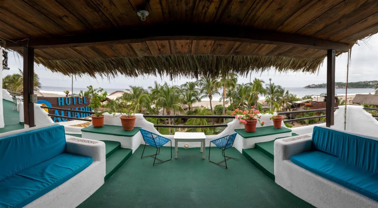 Hotel Bungalows Acuario Пуерто Ескондидо Екстериор снимка