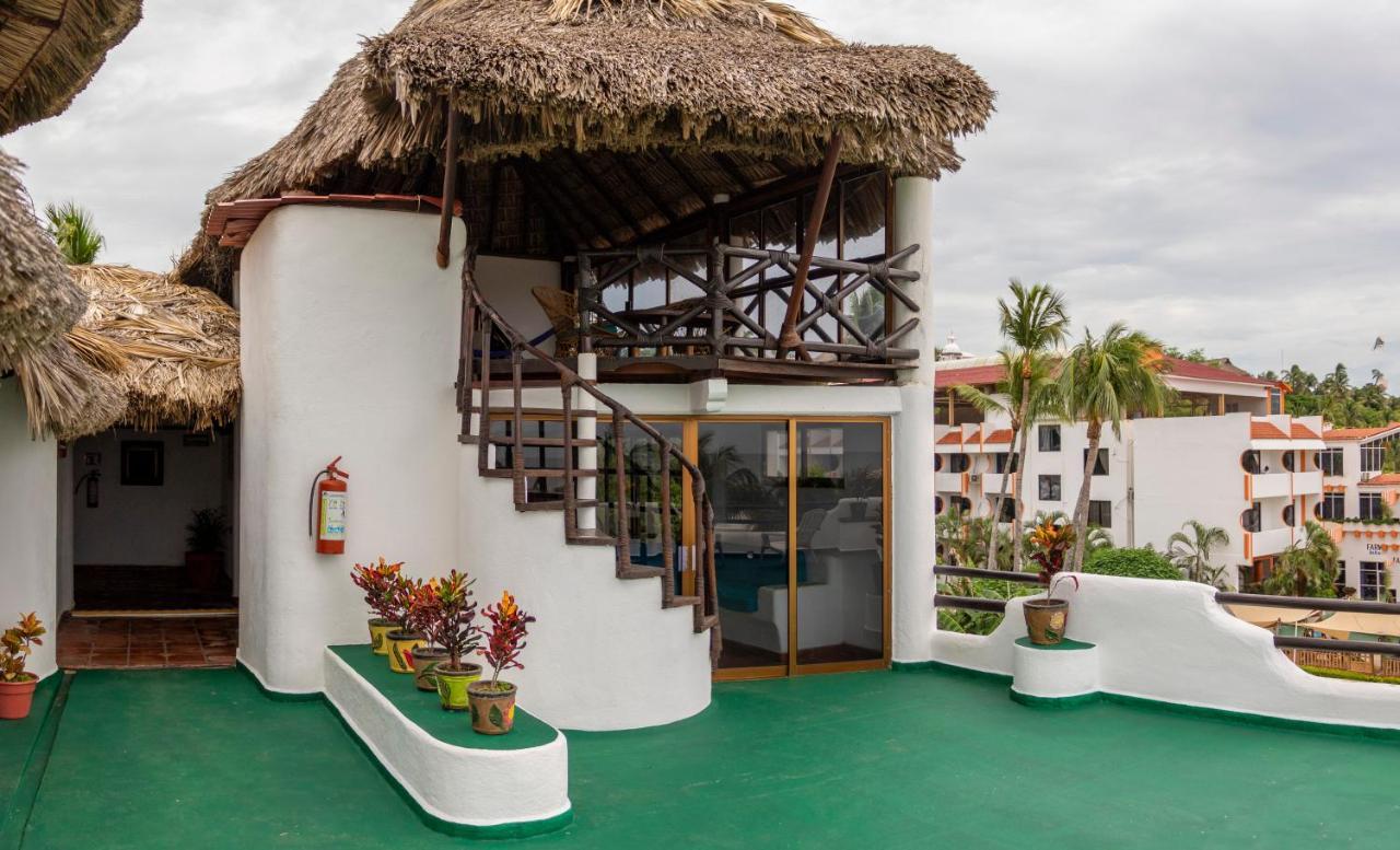 Hotel Bungalows Acuario Пуерто Ескондидо Екстериор снимка