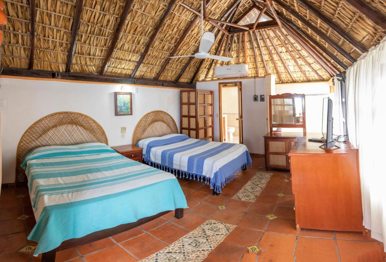 Hotel Bungalows Acuario Пуерто Ескондидо Екстериор снимка