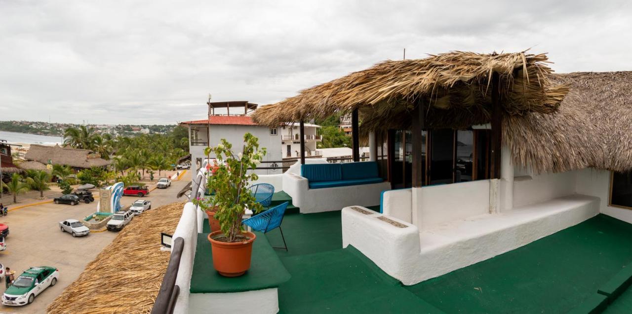 Hotel Bungalows Acuario Пуерто Ескондидо Екстериор снимка