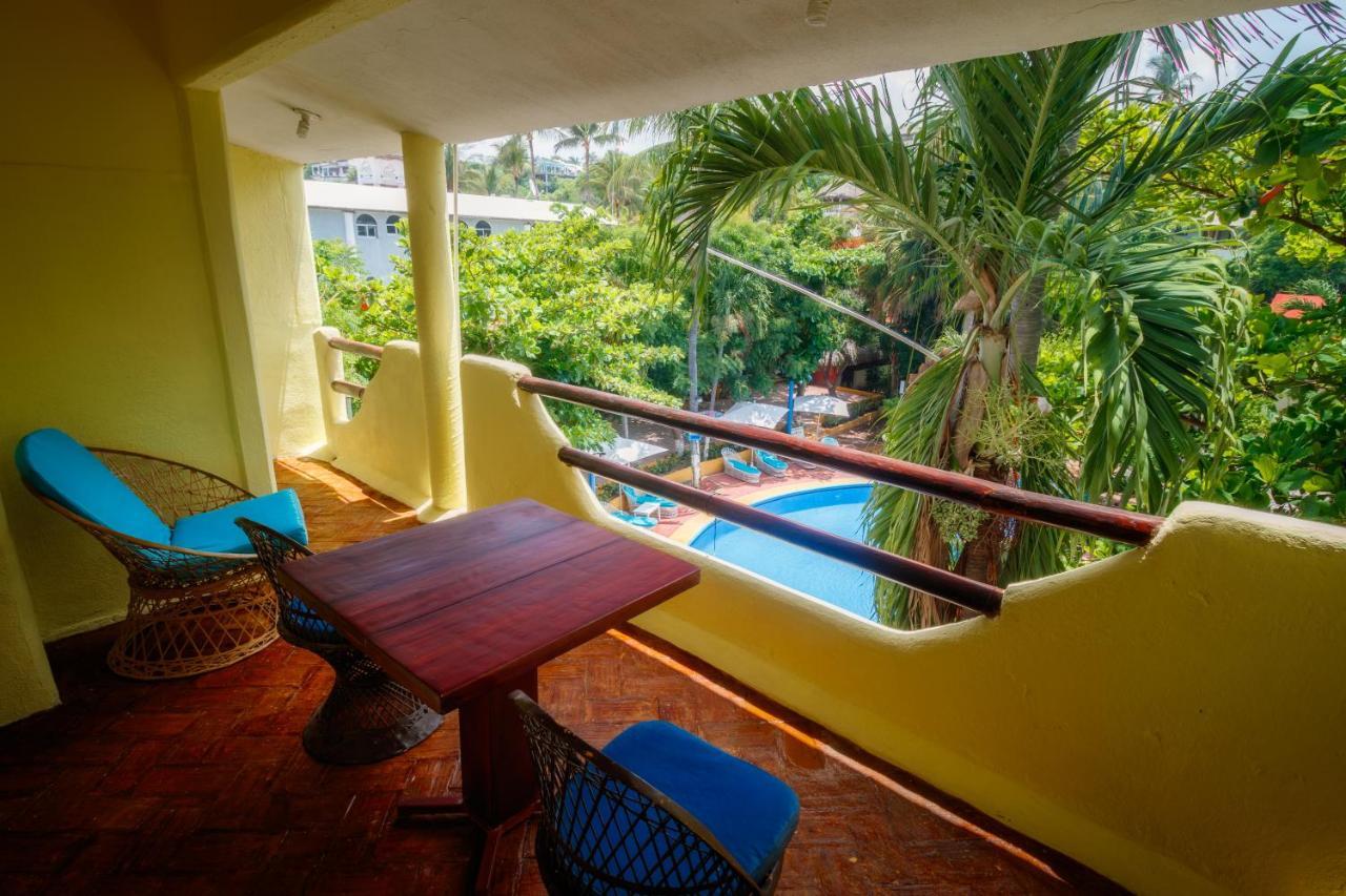 Hotel Bungalows Acuario Пуерто Ескондидо Екстериор снимка